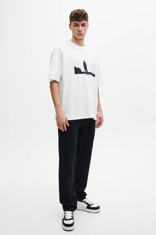 Ja &amp; Bear Farar Silhouette Hoton T-Shirt